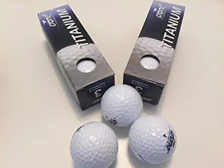 CRANE Titanium Soft Distance Golf Balls (3 pack)